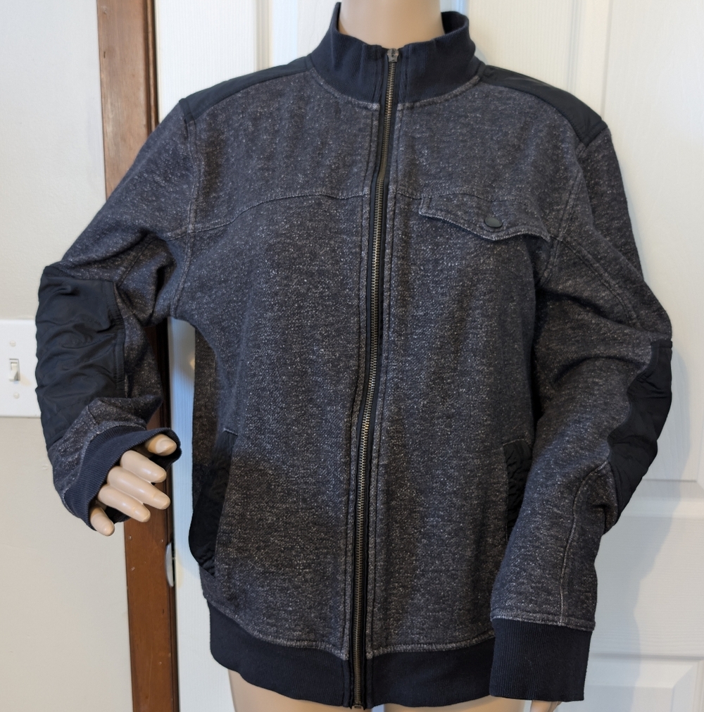 Marc Anthony Charcoal Jacket with Black Accents
